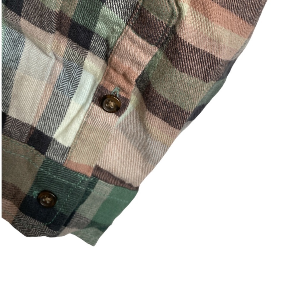 Universal Thread Green Plaid Button Down Size XL … - image 3